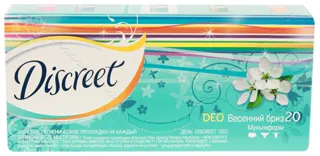 Discreet Deo Ocean Breeze Daily Pads 20 pcs — photo 5
