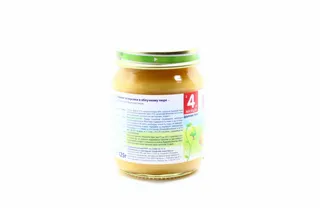 Hipp Banana and Peach Puree in Apple Puree Sugar-Free for Children from 4 Months Glass Jar 125g — photo 2
