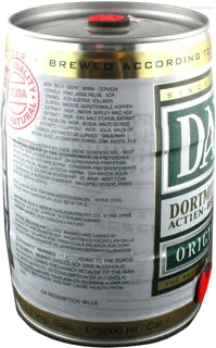 Dab Dortmunder Light Filtered Beer 5% 5L Can Keg — photo 4