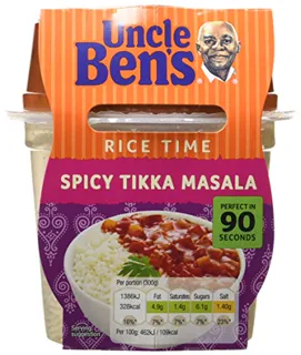 Uncle Bens® Rice Tikka Masala Spicy Microwave Ready Meal — photo 2