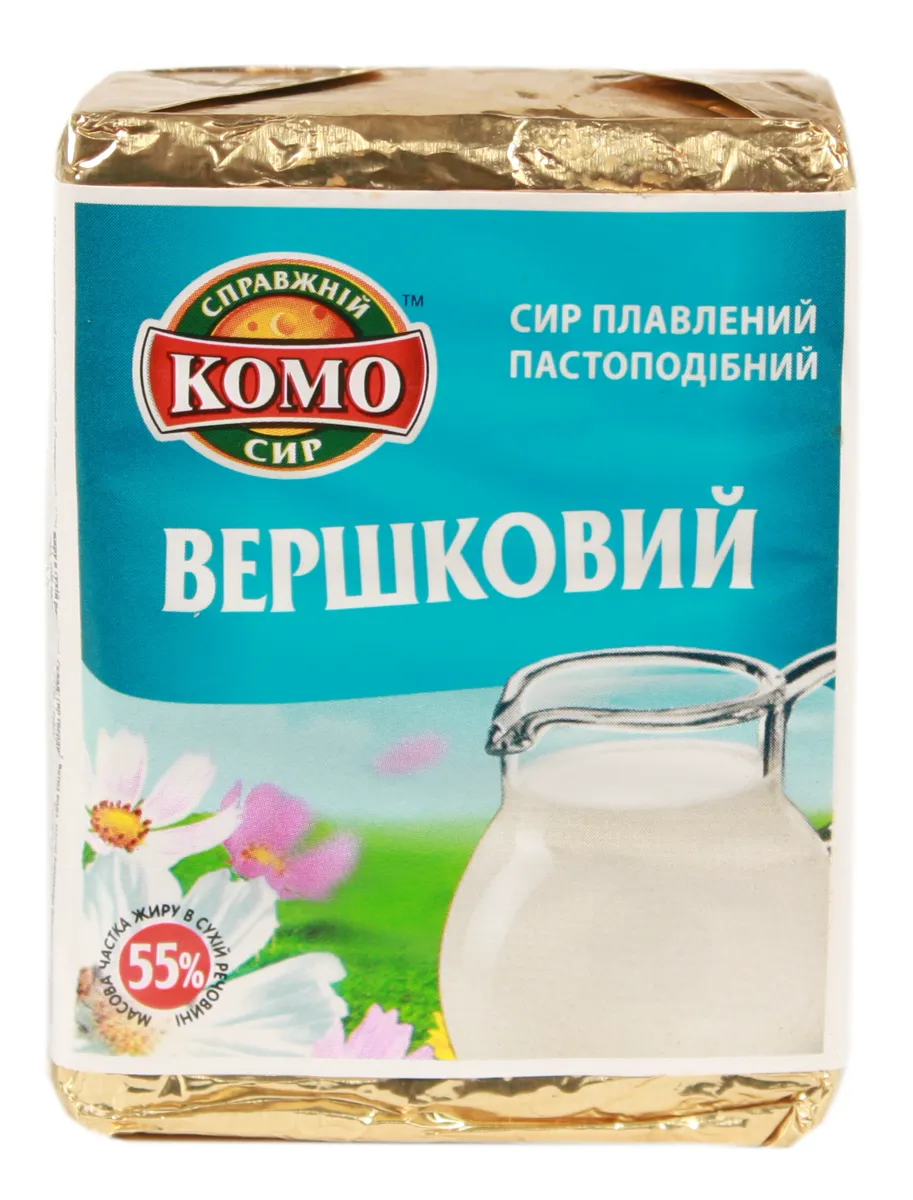 Komo Creamy Processed Cheese Spread 55% 90g