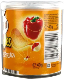 Pringles Paprika Potato Chips Tub 40g — photo 3