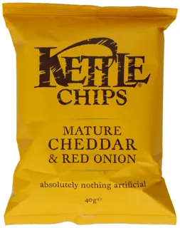 Kettle Chips Mature Cheddar & Red Onion 40g (pack of 18) — photo 5