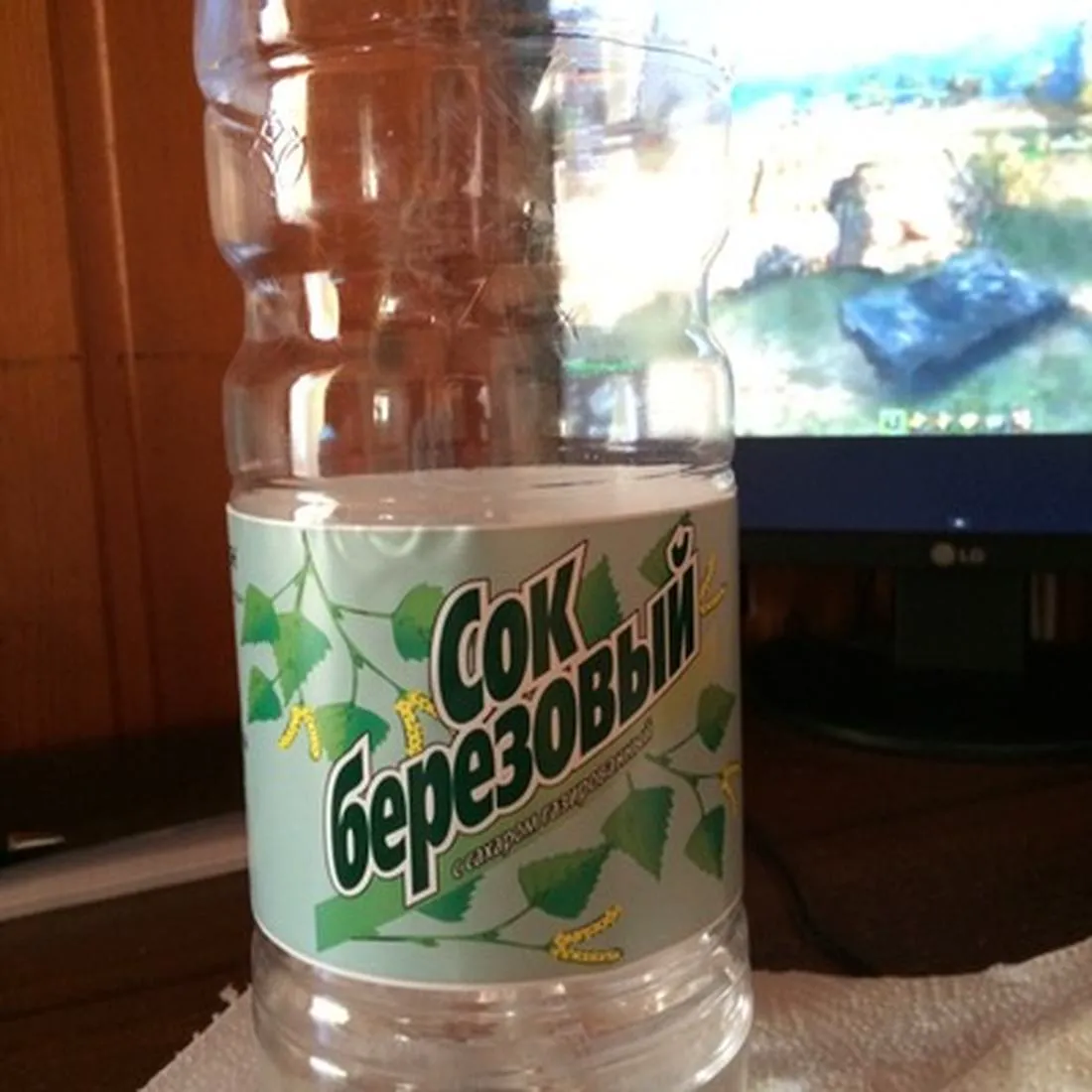Сік Бер зовий газований з цукром 2 л