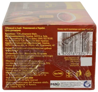 Lisma Indian Strong Tea 50 bags 1.8g — photo 2