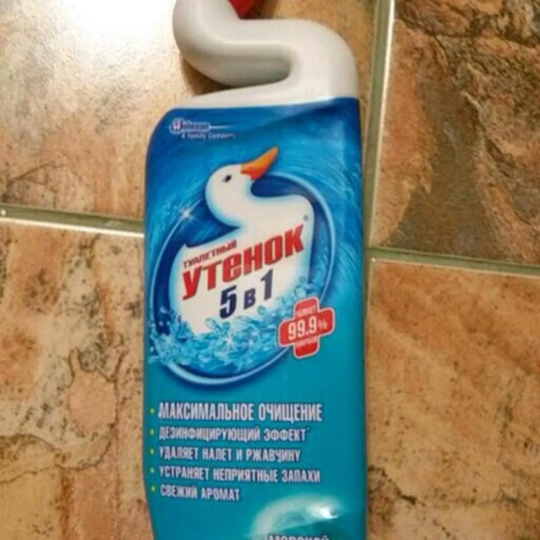Toilet Duck Gel Hygiene and Whiteness Sea Freshness for Toilet 500ml
