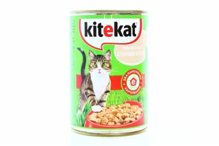 Kitekat Home Dinner Cat Food with Liver Tin 400g — photo 6