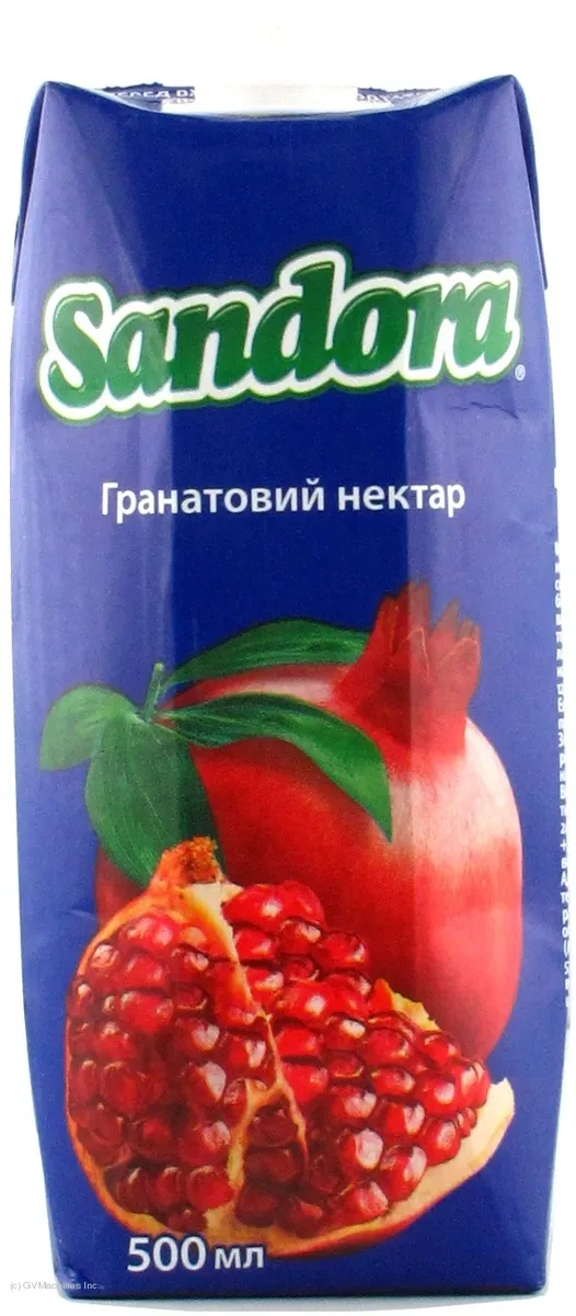 Нектар Сандора гранатовий освітлений пастеризований тетрапакет 500мл