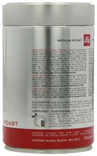 Кава Illy 100% Арабіка мелена, жерстяна банка 250 г — фото 2
