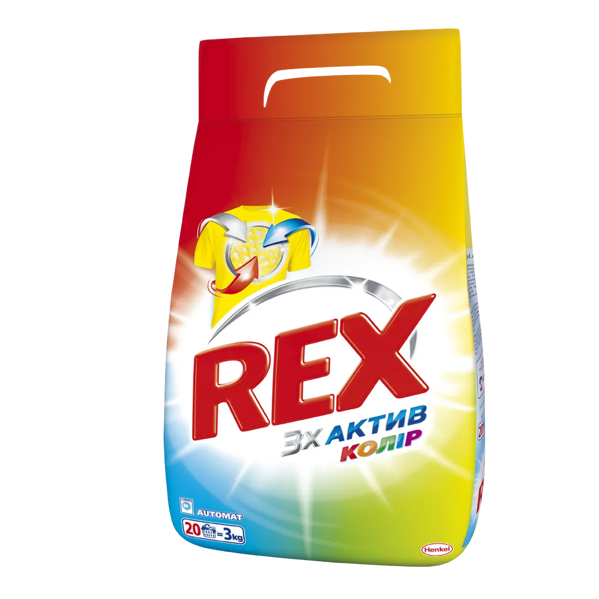 Rex Laundry Detergent Automatic Bright Color 3kg
