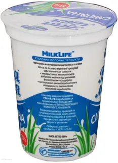 Bila Liniia Sour Cream 15% Plastic Cup 380g — photo 4