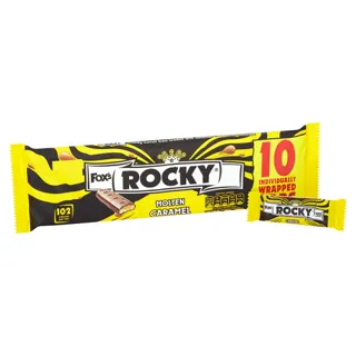 Foxs Rocky Melted Caramel 10 Individually Wrapped Bars — photo 3