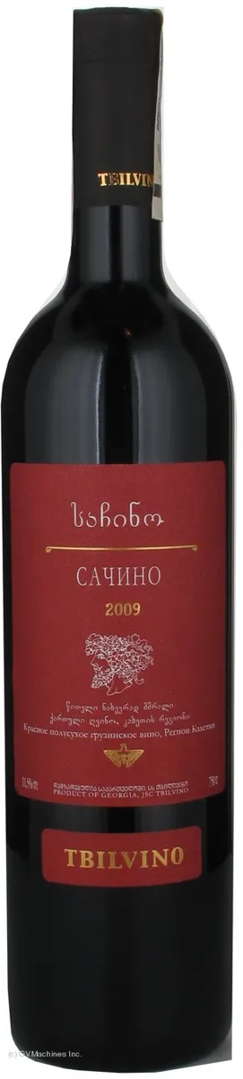 Tbilvino Sachino Red Semi-Sweet Wine 0.75L
