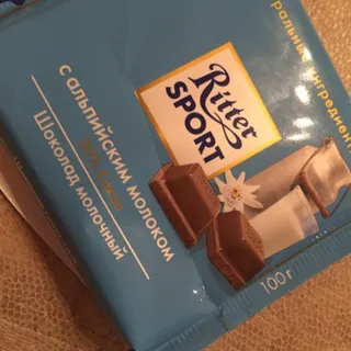 RitterSport Alpine Milk Chocolate 100g — photo 2