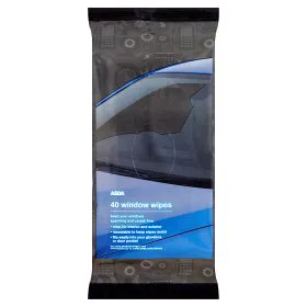 ASDA 40 Window Wipes