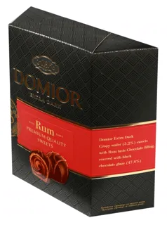 Domior Rum Flavor Candies in Box 420g Carton — photo 3