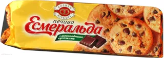 Roshen Esmeralda Cookies with Chocolate Chips 150g — photo 3