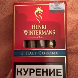 Cigarette Set: Matches + Cigarillos TM Henri Wintermans - Half Corona 5 pcs — photo 4