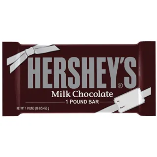 Hersheys Milk Chocolate Bar, 1 lb Bar — photo 2