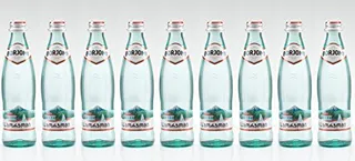 Borjomi Strongly Sparkling Mineral Water Glass Bottle 0.5L — photo 9