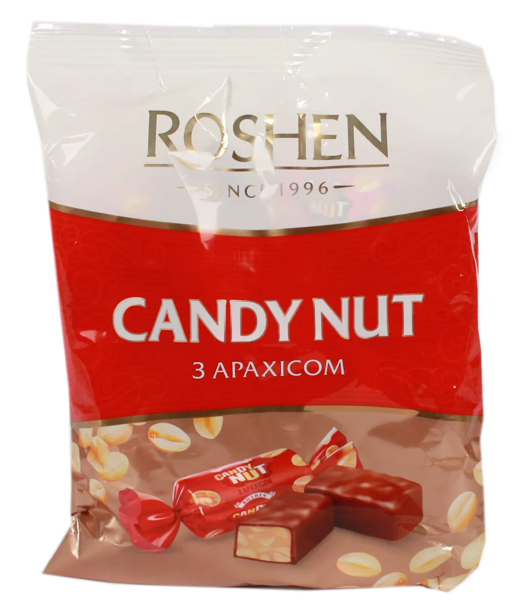 Roshen Candy Nut Peanut Candy 250g