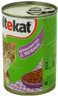 Kitekat Home Dinner Cat Food with Liver Tin 400g — photo 5