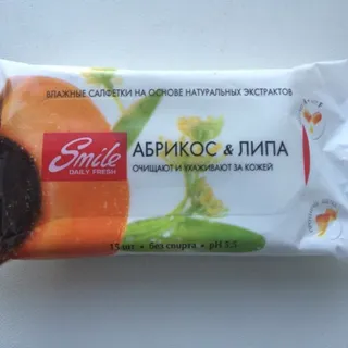 Smile Antiperspirant Wet Wipes 15pcs — photo 2