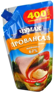 Chumak Mayonnaise Provencal 67% 385g — photo 3