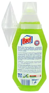 Bref Liquid Toilet Block Green Apple with Basket 360ml — photo 2