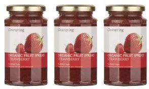 (3 Pack) - Clearspring - Organic Strawberry Fruit Spread | 290g — photo 2