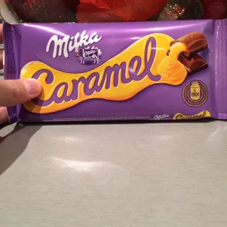 Milka Caramel Filled Chocolate 100g — photo 5