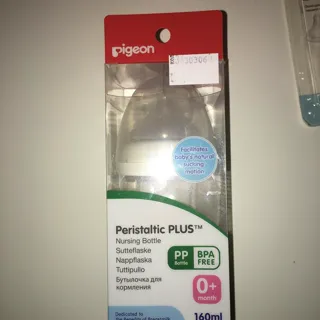 Пляшка Pigeon Peristaltic Plus з соскою від 0 міс. SS 160 мл — фото 3