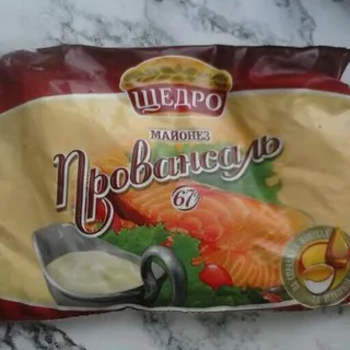 Shchedro Provencal Mayonnaise 67% 0.190kg — photo 2