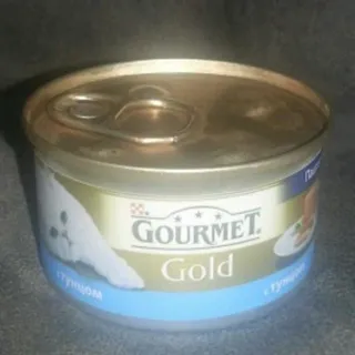 Gourmet Gold Tuna Mousse Adult Cat Food Tin 85g — photo 12