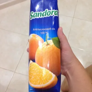 Sandora Orange Juice Tetra Pak 950ml — photo 5