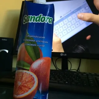 Sandora Sicilian Red Orange Juice Tetra Pak 1L — photo 3