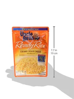 Uncle Bens Ready Rice, Creamy Four Cheese, 8.5oz Sleeve (6 Pack) — photo 4