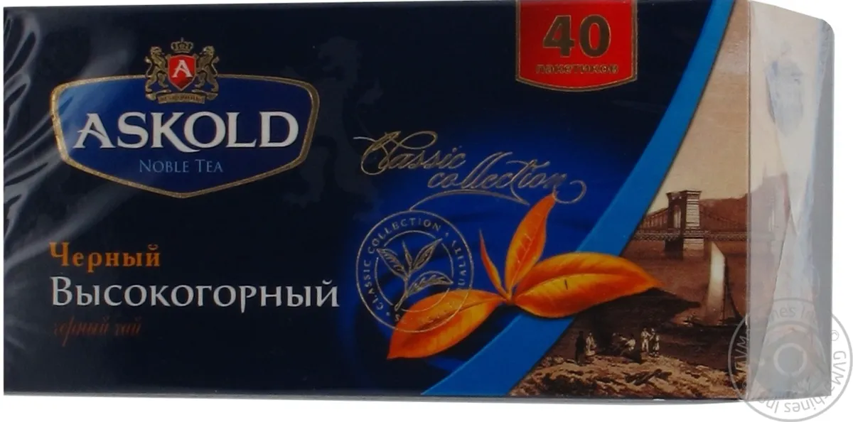 Чай Аскольд чорний (40*2г) 80г