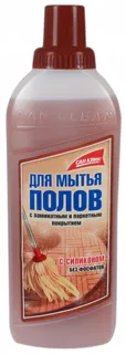 Universal Cleaning Agent for Floors and Walls, Parquet and Laminate Floor Cleaner 1L Plastic Bottle — photo 5