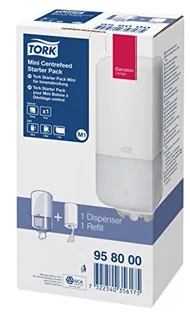 Tork M1 Mini Centrefeed Paper Dispenser Starter Pack + Mini Refill 120m — photo 3