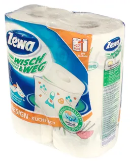 Wisch & Weg Design Roll Towel 2-ply 72 Sheets 2pcs — photo 5