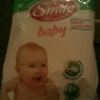 Smile Baby Herbal Wet Wipes 24pcs — photo 2