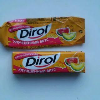 Dirol Watermelon Melon Cocktail Chewing Gum 14g — photo 7