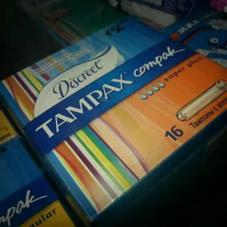 Discreet Tampax Super Plus Duo Tampons with Applicator 16pcs — photo 2