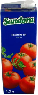 Sandora Tomato Juice with Salt Reconstituted 1.5L — photo 5