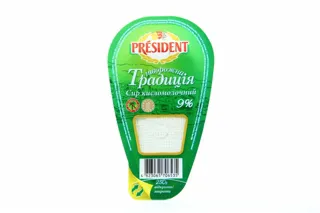 President Cottage Cheese Traditional 9% 250g — photo 3