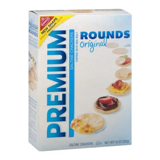 Premium Round Original Salted Crackers, 10 oz (pack of 6) — photo 10