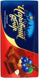 Volshebny Vecher dark chocolate with nuts and raisins 100g — photo 3