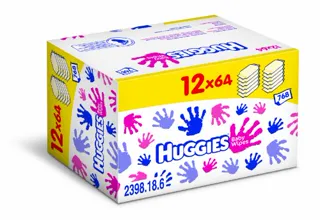 Huggies Baby Wet Wipes Every Day - 12 x 64 pcs (768 wipes) — photo 3
