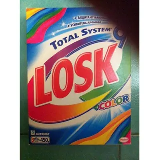 Losk Color Laundry Detergent Powder Automatic 450g — photo 3